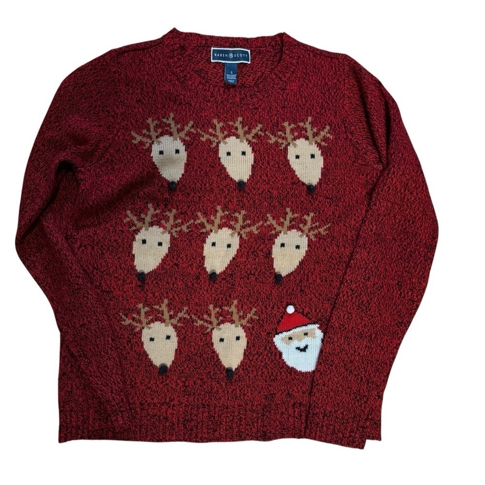 Kirkland Signature Red Crewneck Sweater